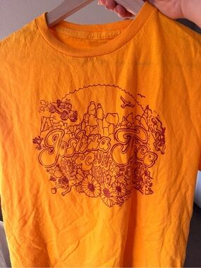 Joshua Tree Kids' Graphic Tee - Bright Orange
